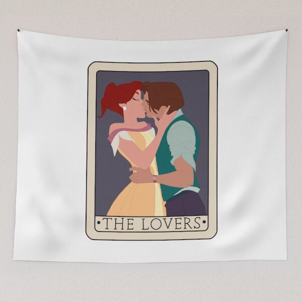 Item preview, Anastasia and Dimitri The Lovers Tarot Card designed and sold by FreeOrca.