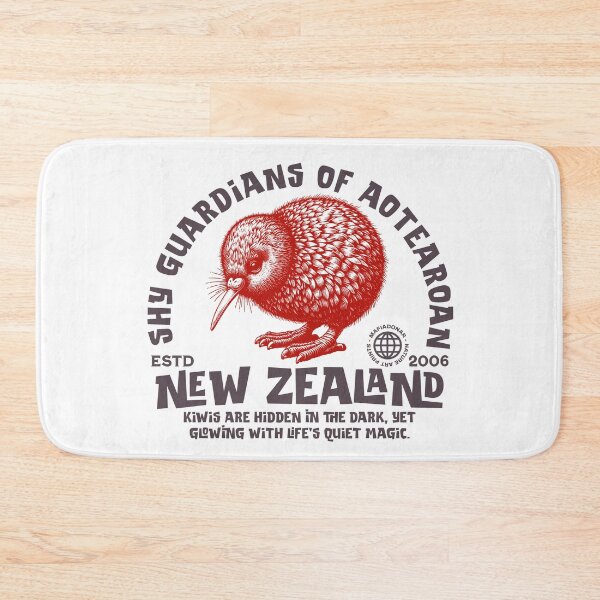 Item preview, Shy guardians of Aotearoa – New Zealand Kiwis designed and sold by Mafiadonar.
