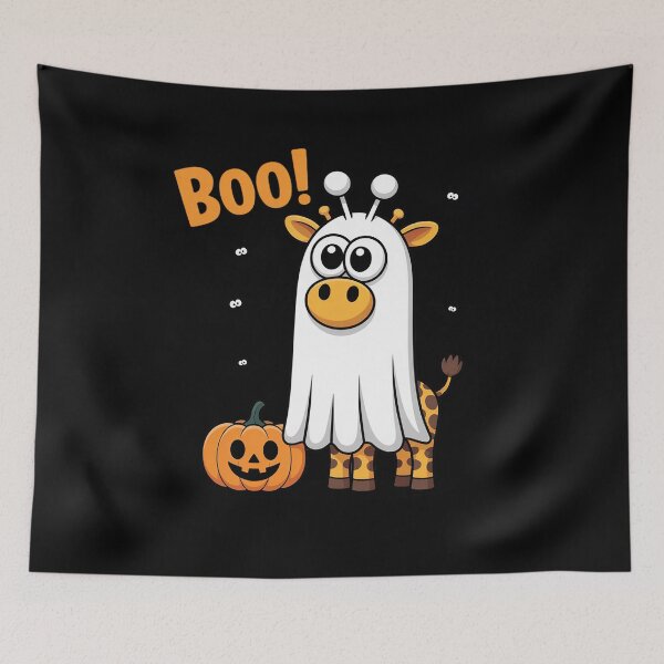Item preview, Giraffe Boo Halloween Costume Men Women Kids5  designed and sold by lilLilaBatArt.