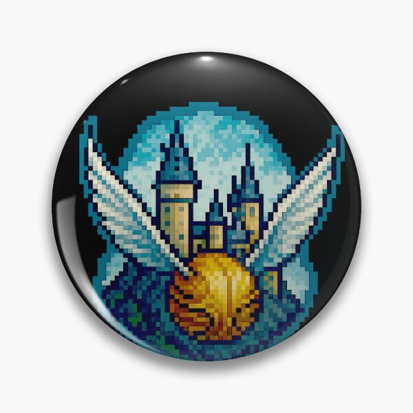 Item preview, Is That a Golden Pixel Flying Beyond the Castle? designed and sold by ladyjiles.
