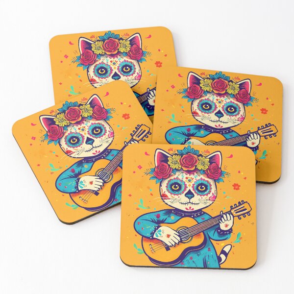 Item preview, Calavera Cat Fiesta designed and sold by ONYX Pixee.