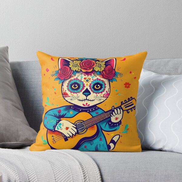 Item preview, Calavera Cat Fiesta designed and sold by ONYX Pixee.