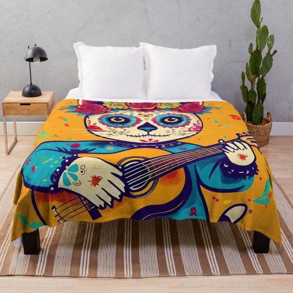 Item preview, Calavera Cat Fiesta designed and sold by ONYX Pixee.