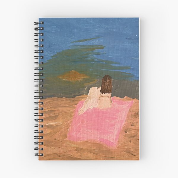 Item preview, Girl and Dog on the Beach – painted picture designed and sold by Unique-moments.