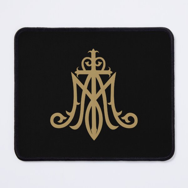 Item preview, Ave Maria Monogram Virgin Mary Emblem designed and sold by MariaQHernandez.