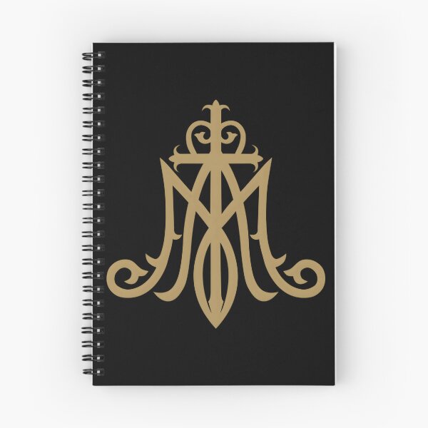 Item preview, Ave Maria Monogram Virgin Mary Emblem designed and sold by MariaQHernandez.
