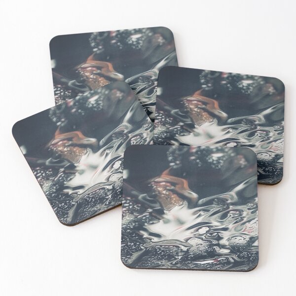 Item preview, Abstract Rain on Car Window - Moody Urban Reflection | Rainy Day Aesthetics designed and sold by SergioMiklos.