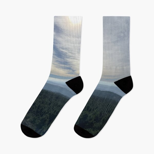 Item preview, Misty Mountain Sunrise – Peaceful Forest View designed and sold by Unique-moments.