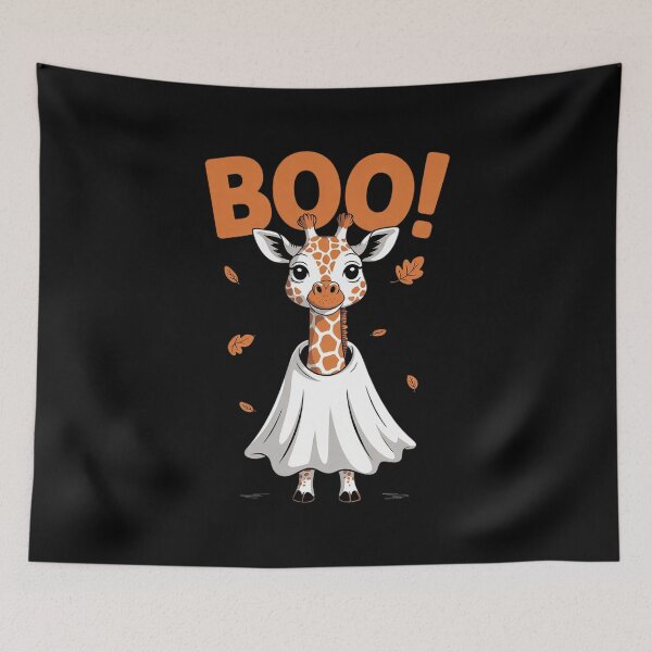 Item preview, Giraffe Boo Halloween Halloween Giraffe  designed and sold by lilLilaBatArt.