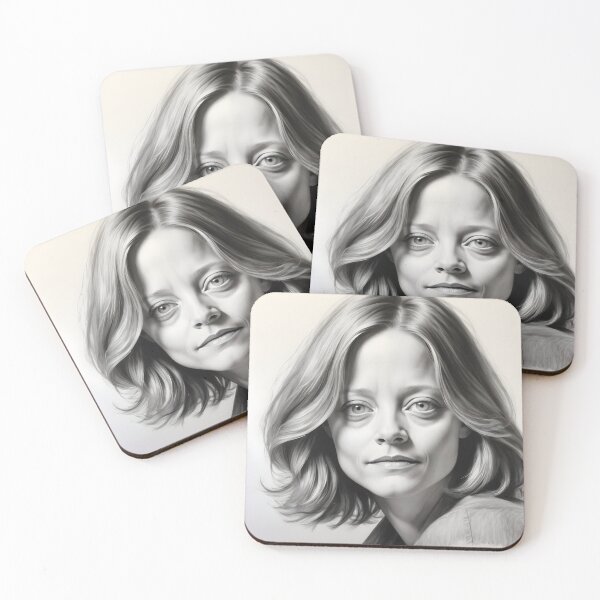 Item preview, Jodie Foster designed and sold by WorldofCharcoal.