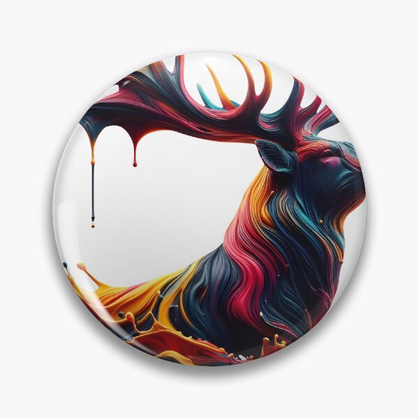Item preview, Deer colorful splash art designed and sold by BeAr-tist.