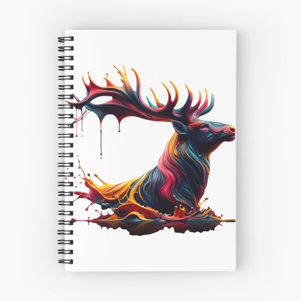 Item preview, Deer colorful splash art designed and sold by BeAr-tist.
