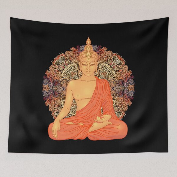 Item preview, Golden Buddha Mandala Zen Design designed and sold by MariaQHernandez.