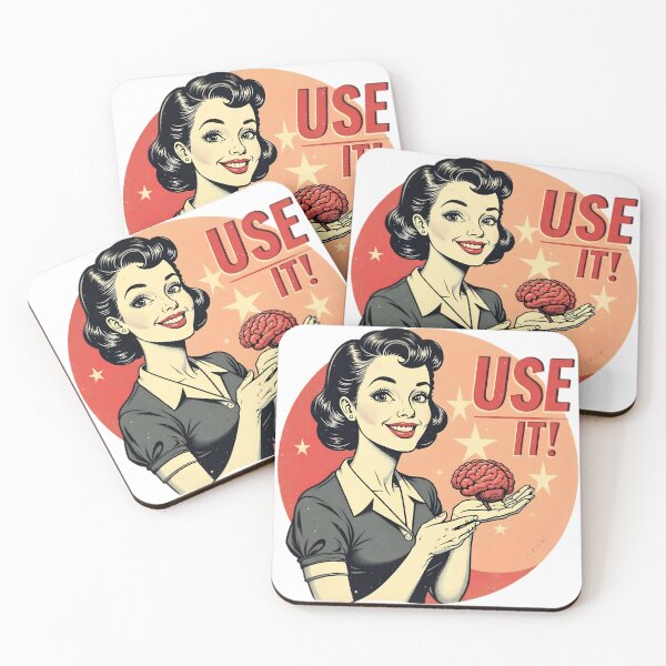 Item preview, "USE IT!" Retro Motivational Pin-Up Art designed and sold by elshan1991.