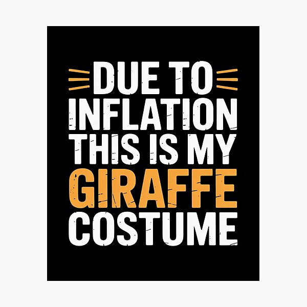 Item preview, Giraffe Costume Halloween Due to Inflation Halloween  designed and sold by lilLilaBatArt.
