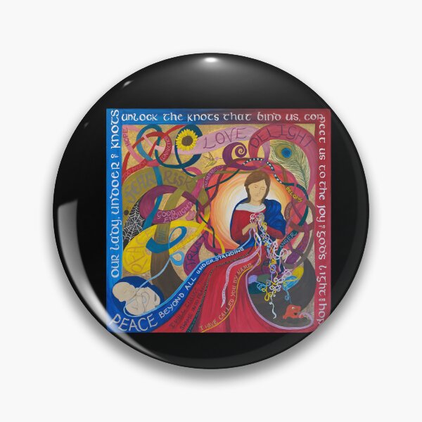 Item preview, Our Lady Undoer of Knots Marian Devotion Art designed and sold by MariaQHernandez.