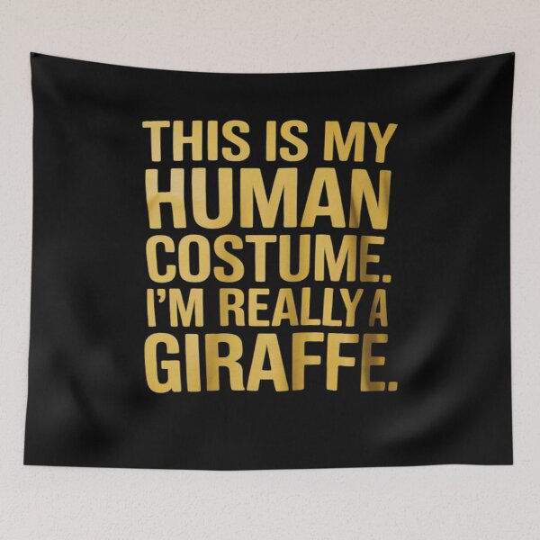 Item preview, Giraffe Halloween Costume - Easy Adult or Kids Costume  designed and sold by lilLilaBatArt.