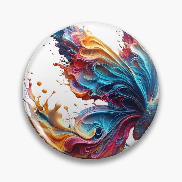 Item preview, butterfly colorful splash art designed and sold by BeAr-tist.