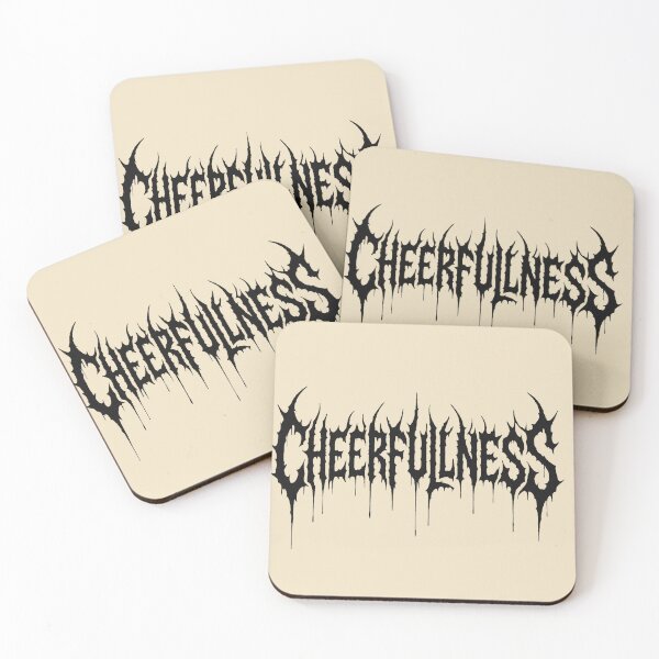 Item preview, Cheerfulness - Black Gothic Lettering designed and sold by Unique-moments.