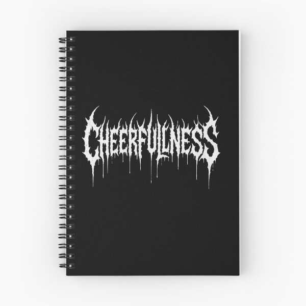 Item preview, Cheerfulness - White Gothic Lettering designed and sold by Unique-moments.