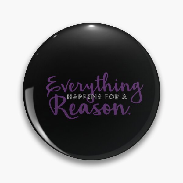 Item preview, Everything Happens for a Reason Minimal Quote designed and sold by MariaQHernandez.