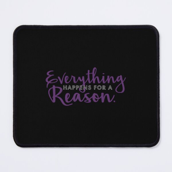 Item preview, Everything Happens for a Reason Minimal Quote designed and sold by MariaQHernandez.