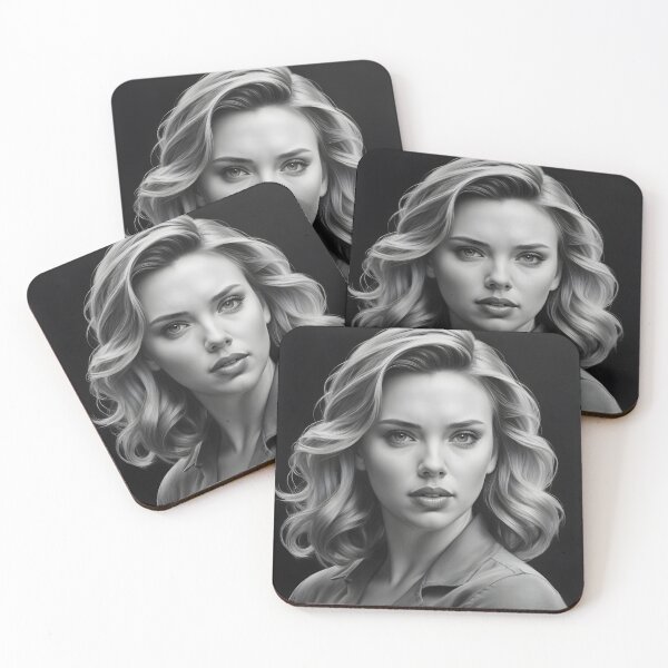 Item preview, Scarlett Johansson designed and sold by WorldofCharcoal.