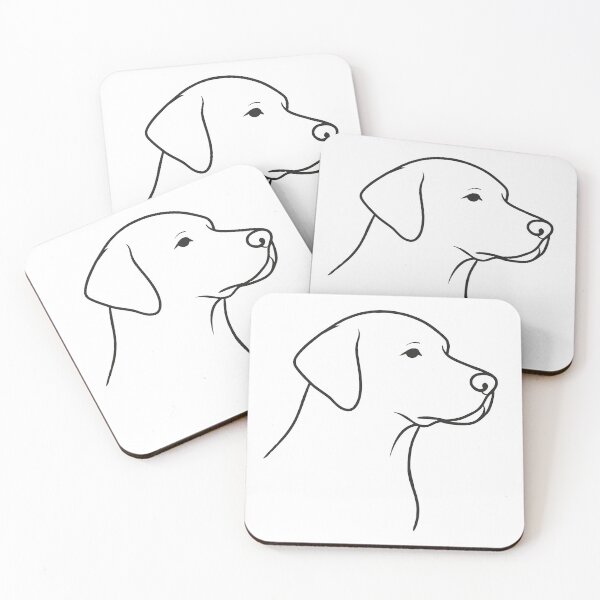 Item preview, Minimalist labrador line art – simple dog design designed and sold by Unique-moments.