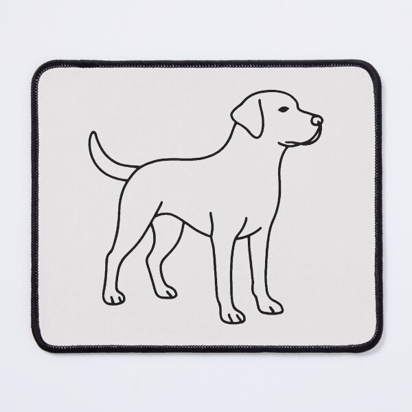 Item preview, Labrador outline – minimalist dog design designed and sold by Unique-moments.