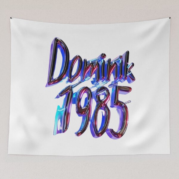 Artikelvorschau, Dominik 1985 – Miami Neon Chrome entworfen und verkauft von AlexLineArt.