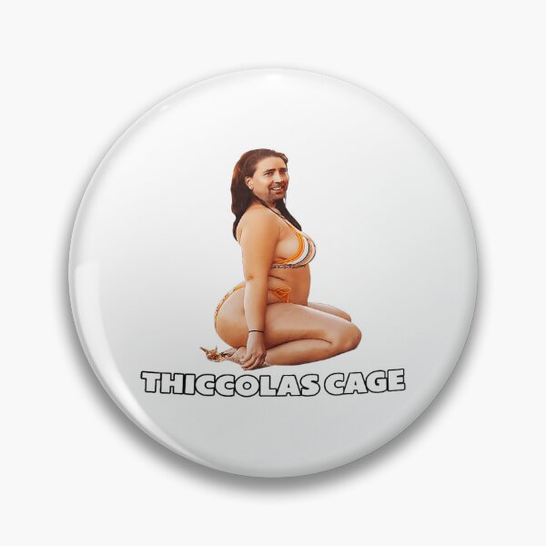 Item preview, Thiccolas Cage Thick Nicolas Cage Funny Thicc Nicolas Parody Waterproof designed and sold by myhero2699.