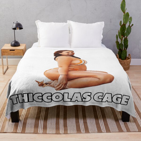 Item preview, Thiccolas Cage Thick Nicolas Cage Funny Thicc Nicolas Parody Waterproof designed and sold by myhero2699.