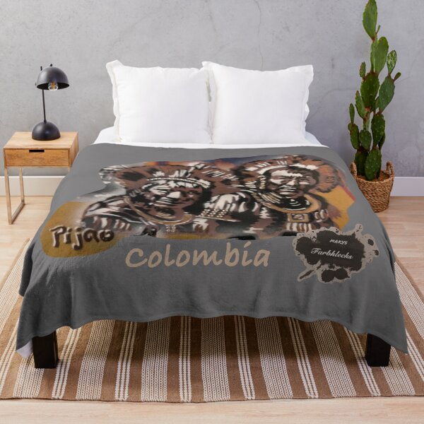 Item preview, Portrait of two Pijao Indians from Colombia designed and sold by marysfarbklecks.