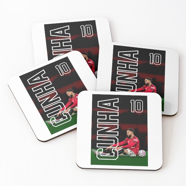 Item preview, Matheus Cunha – Manchester United Artwork by GrizzlyGFX | Brazilian Flair Meets Red Devil Fire designed and sold by GrizzlyCollective.