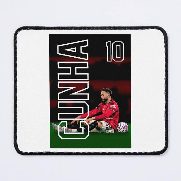 Item preview, Matheus Cunha – Manchester United Artwork by GrizzlyGFX | Brazilian Flair Meets Red Devil Fire designed and sold by GrizzlyCollective.