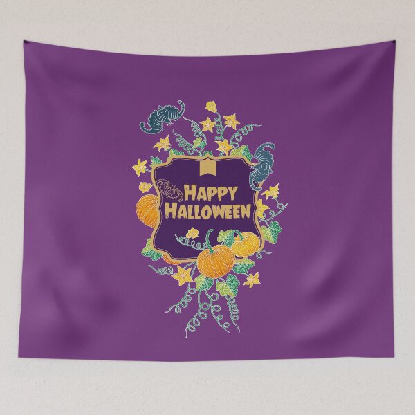 Item preview, Halloween Greeting with Nyonya Batik Pumpkin designed and sold by YoungLWorkshop.