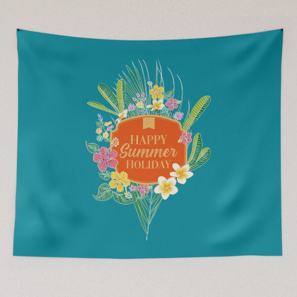 Item preview, Happy Summer Holiday Greeting With Nyonya Batik designed and sold by YoungLWorkshop.