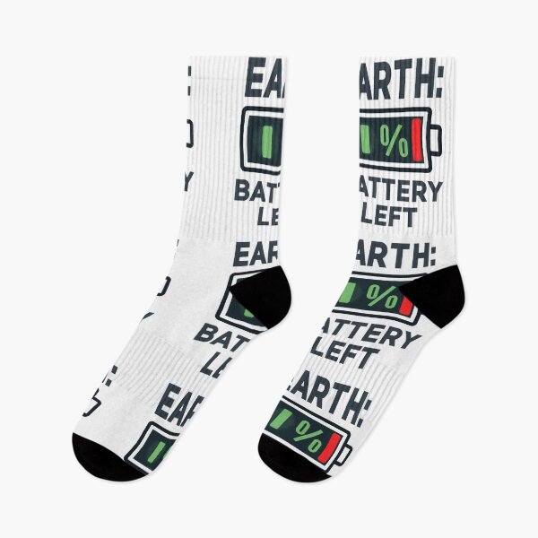 Item preview, Earth: 1% Battery Left  designed and sold by WearTheArtx.