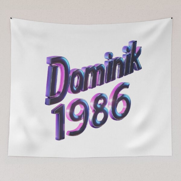 Artikelvorschau, Dominik 1986 – Arcade Glass Neon entworfen und verkauft von AlexLineArt.