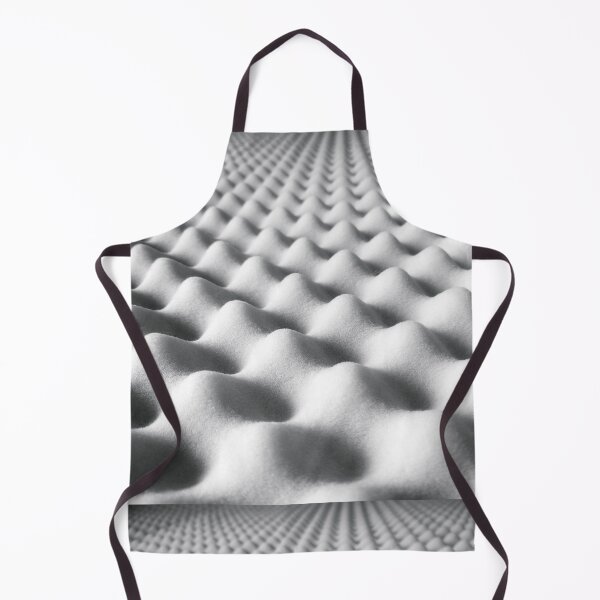 Item preview, White Egg Crate Mattress Foam Texture - Abstract Wavy Sleep Pattern Art designed and sold by SergioMiklos.