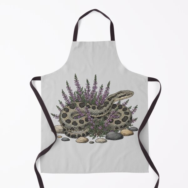 Item preview, Adder in Heather Vintage Snake Artwork designed and sold by BirdsnStuff.