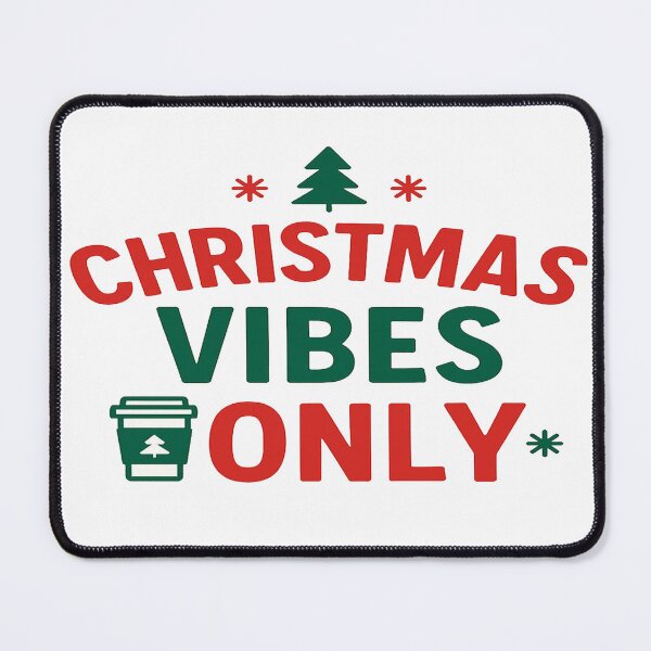 Item preview, Christmas Vibes Only – Minimal Holiday Typography designed and sold by Print4verse.