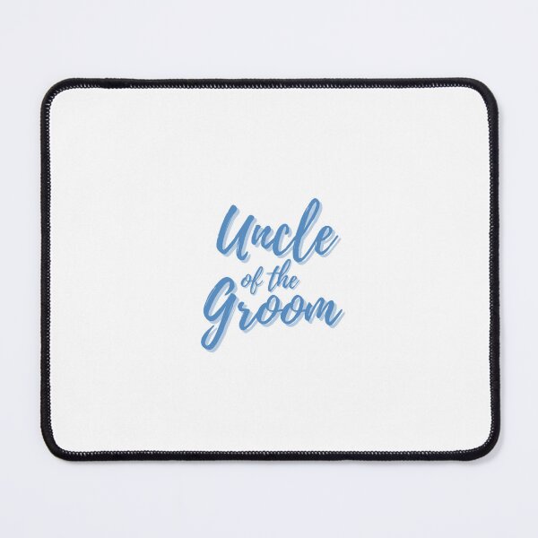 Item preview, Stylish Blue Script Uncle of the Groom designed and sold by DixieGirlStudio.