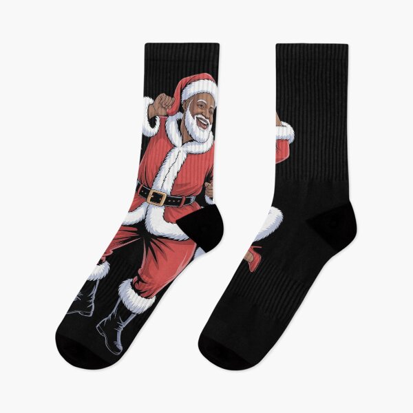 Item preview, African Santa Mrs Claus Dancing African American Christmas designed and sold by RayArmstrong.
