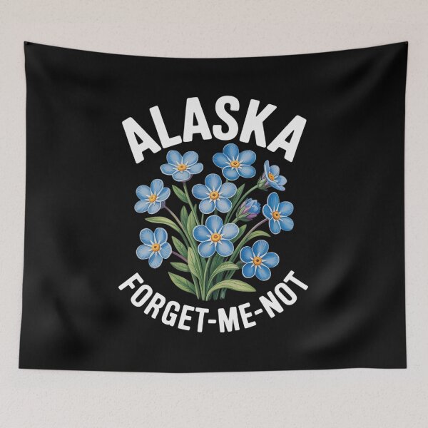 Item preview, Alaska Forget-Me-Not Flower designed and sold by MinaReinger.