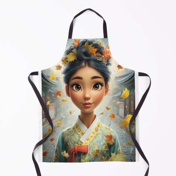 Item preview, Enchanting Autumn Portrait in Traditional Attire designed and sold by Artessie.
