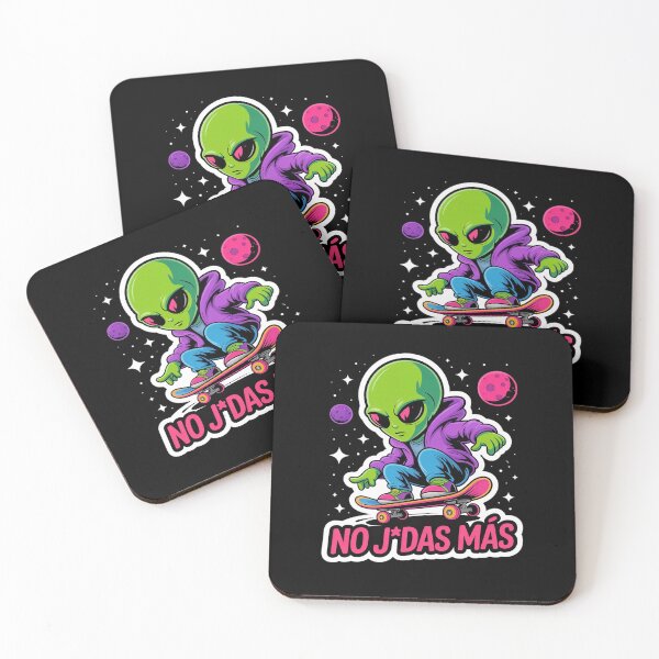 Item preview, Alien con lentes diciendo “No jdas más” designed and sold by FranzFriesen.