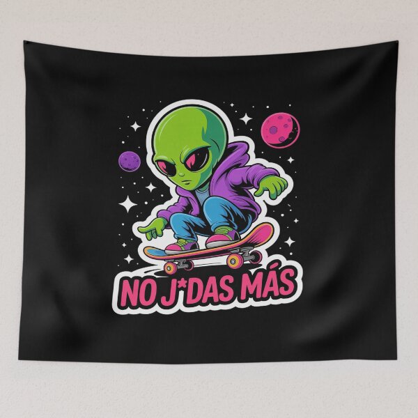 Item preview, Alien con lentes diciendo “No jdas más” designed and sold by FranzFriesen.