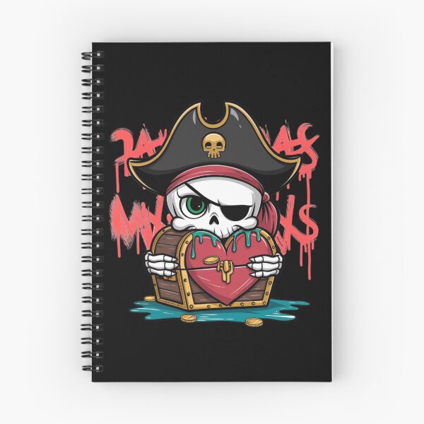 Item preview,  Pirate Skull with Treasure Heart designed and sold by WeranovDesign.