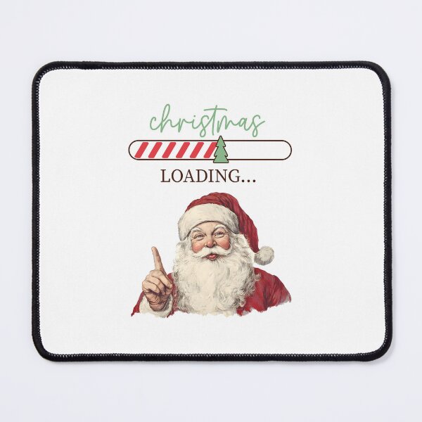 Item preview, Christmas Loading Funny Santa T-Shirt Design | Holiday Tech Humor designed and sold by insiyah7253.